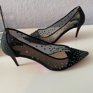 LOUBOUTIN Follies Strass shoes